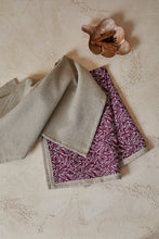 Load image into Gallery viewer, Serenity 2pk Tea Towel 50x70x2cm Burgundy
