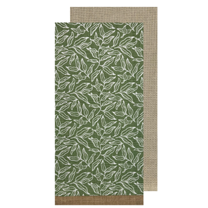 Serenity 2pk Tea Towel 50x70x2cm Green; ETA Early October