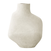 Load image into Gallery viewer, Shay Irregular Vase 23x7.5x23cm Cream; ETA Mid April
