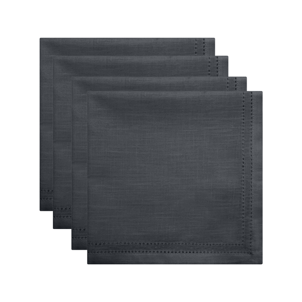 Simon Napkin set of 4 45x45x0.2cm Charcoal; ETA Early October