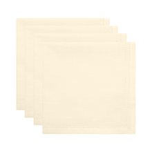Load image into Gallery viewer, Simon Napkin set of 4 45x45x0.2cm Cream; ETA Early October
