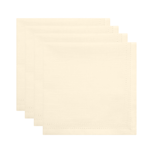 Simon Napkin set of 4 45x45x0.2cm Cream; ETA Early October