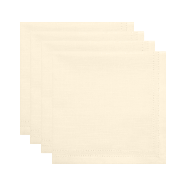 Simon Napkin set of 4 45x45x0.2cm Cream; ETA Early October