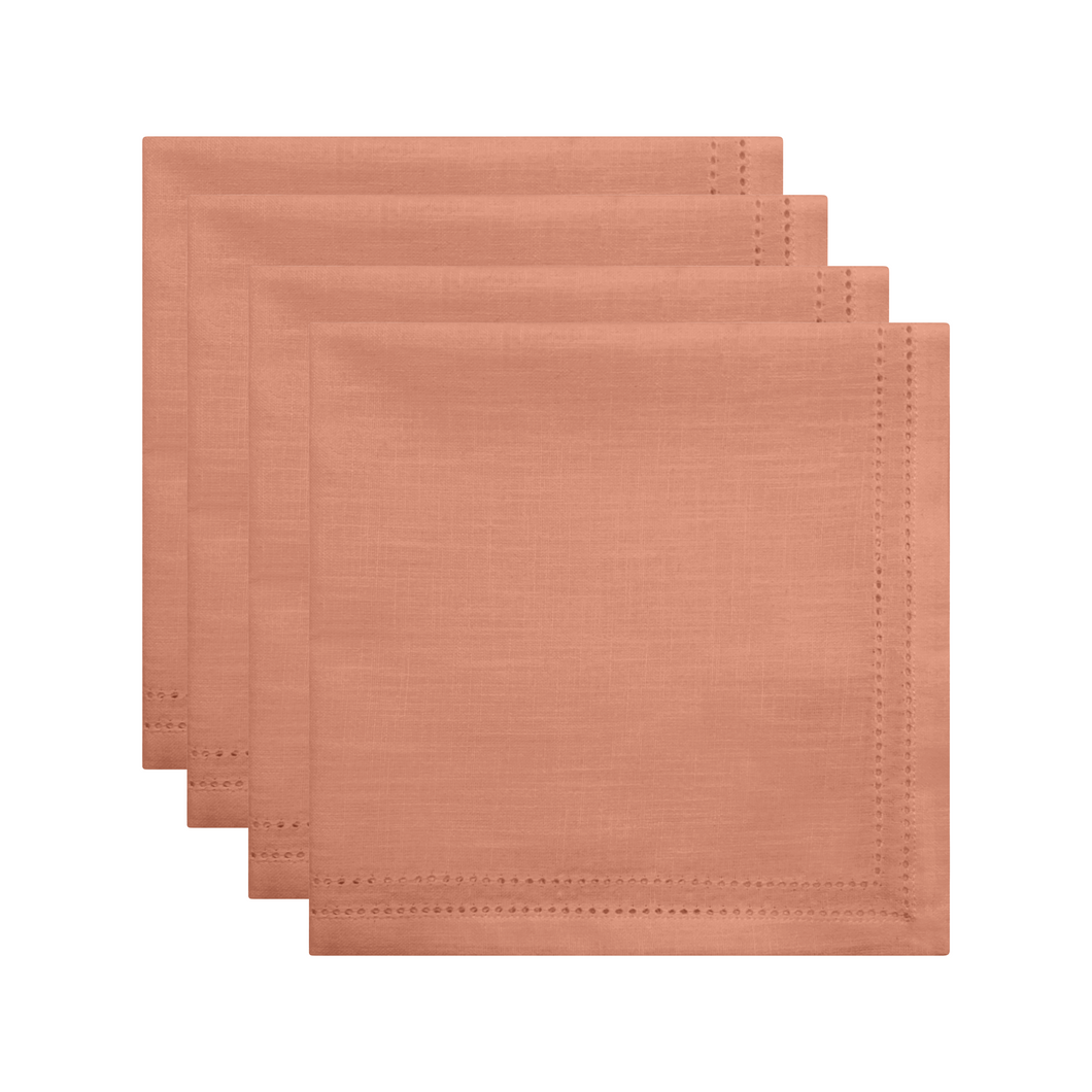 Simon Napkin set of 4 45x45x0.2cm Terracotta; ETA Early October