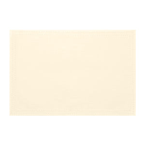 Simon Placemat Set of 4 33x48x0.2cm Cream; ETA Early October