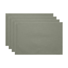 Load image into Gallery viewer, Simon Placemat Set of 4 33x48x0.2cm Green; ETA Early October
