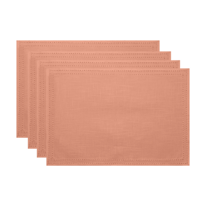 Simon Placemat Set of 4 33x48x0.2cm Terracotta