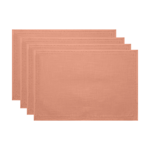 Simon Placemat Set of 4 33x48x0.2cm Terracotta; ETA Early October
