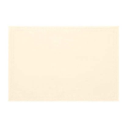 Simon Placemat Set of 4 33x48x0.2cm Cream