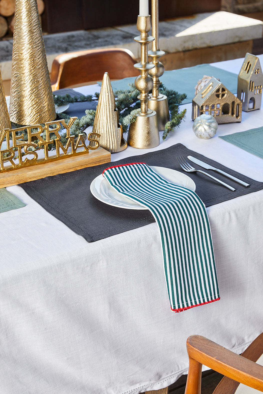 Simon Tablecloth 150x300x0.2cm White