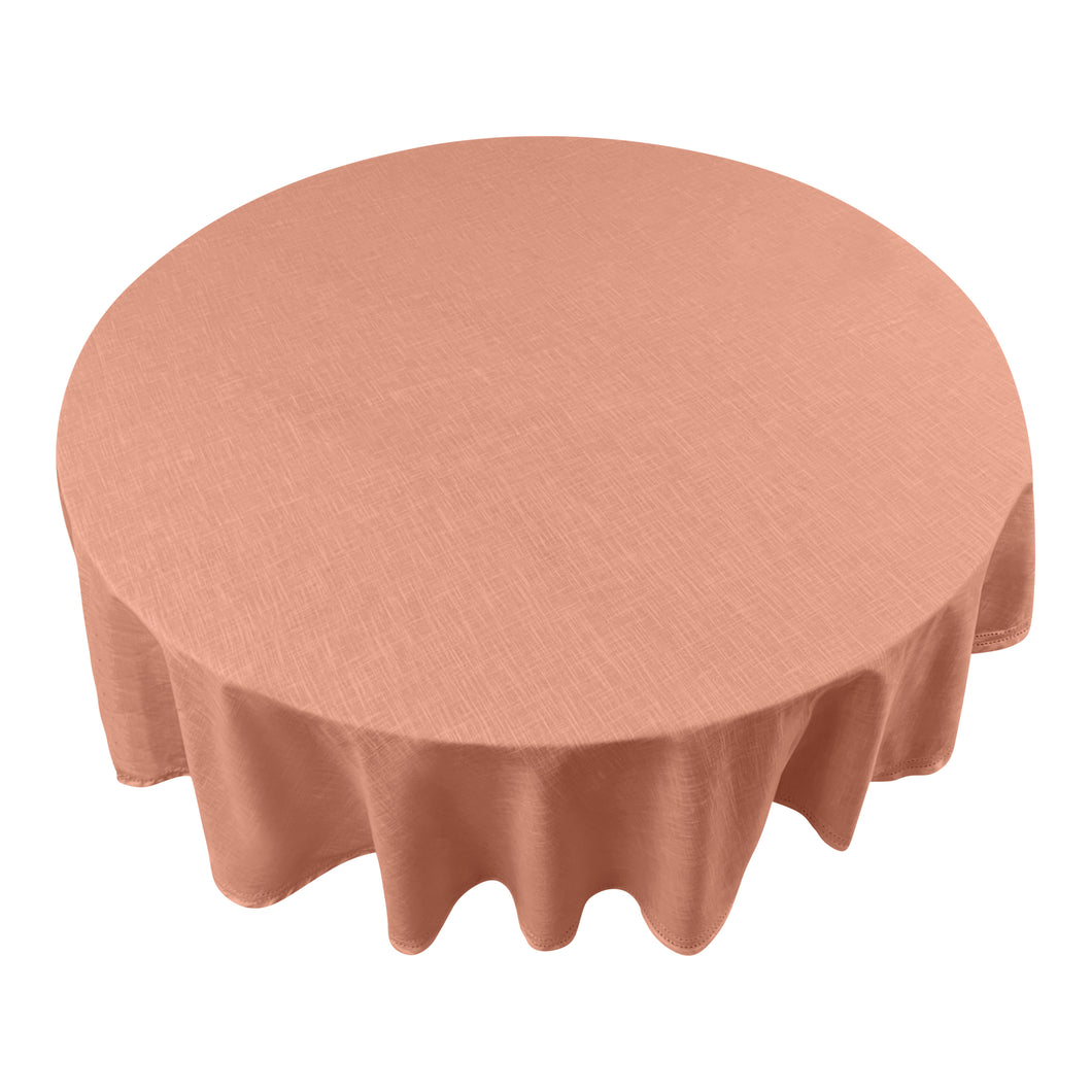 Simon Circular Tablecloth 180x180x0.2cm Terracotta; ETA Early October