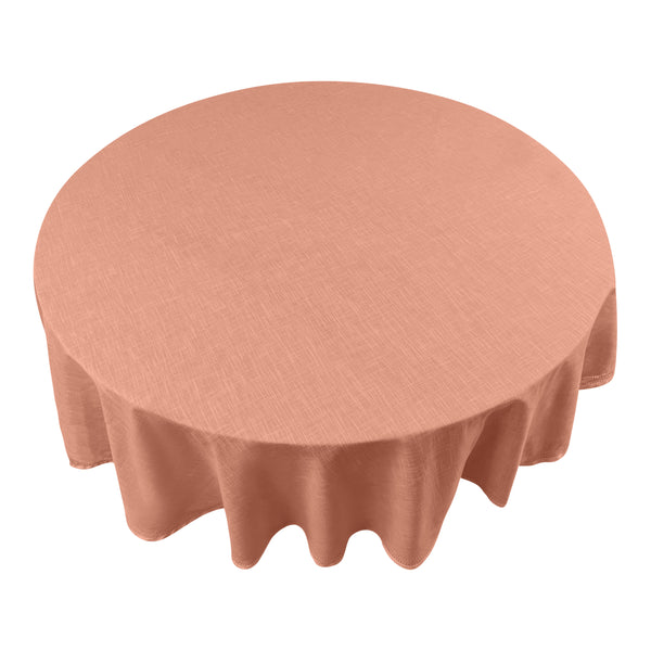 Simon Circular Tablecloth 180x180x0.2cm Terracotta; ETA Early October
