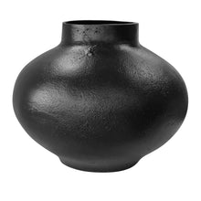 Load image into Gallery viewer, Spencer Wide Vase 32x25cm Black; ETA Mid April
