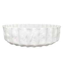 Load image into Gallery viewer, Tidal Glass Bowl Large 30x30x8.5cm Cream; ETA Early October
