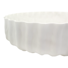 Load image into Gallery viewer, Tidal Glass Bowl Large 30x30x8.5cm Cream; ETA Early October
