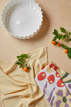 Load image into Gallery viewer, Tidal Glass Bowl Large 30x30x8.5cm Cream
