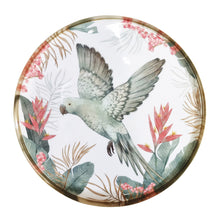 Load image into Gallery viewer, Tropical Round Serving Tray Large 35x2.5cm Gold; ETA Early January
