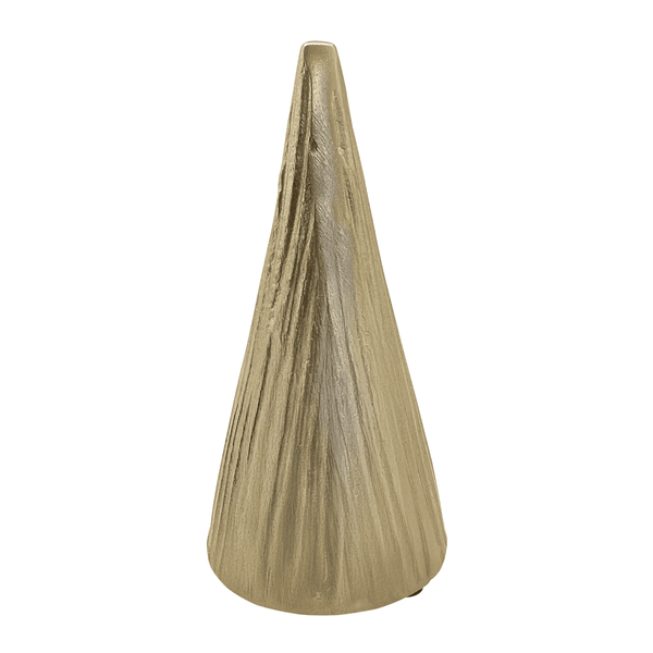 Twinkle Xmas T-Light Holder Large 10x10x21cm Gold
