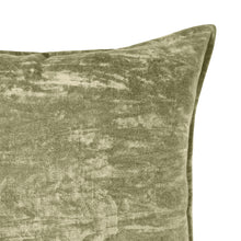 Load image into Gallery viewer, Veronica Cotton Velvet Cushion 50x50cm Green Mist
