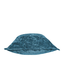 Load image into Gallery viewer, Veronica Cotton Velvet Cushion 50x50cm Steel Blue; ETA End February
