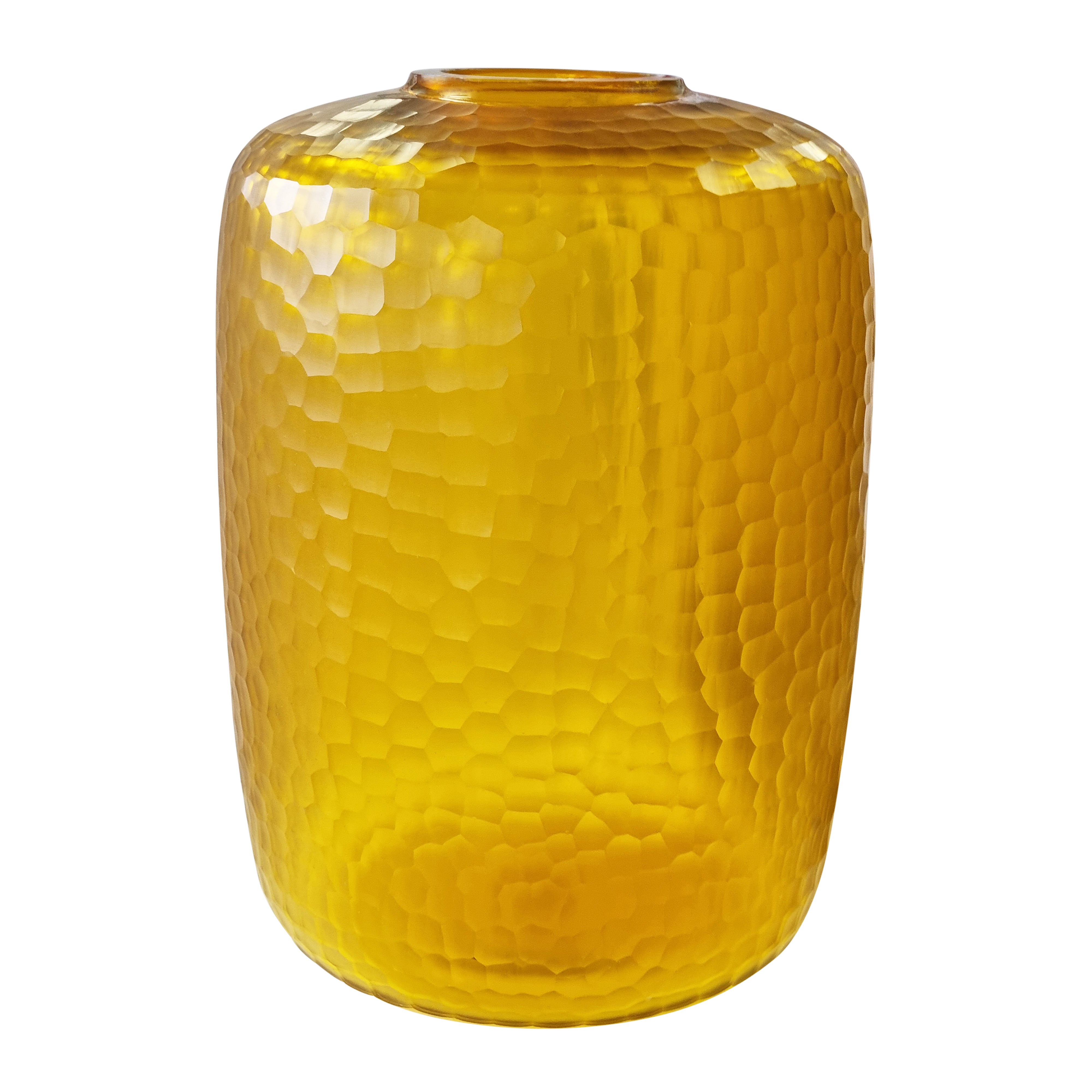 Victoria Tall Glass Vase 31x44cm Amber