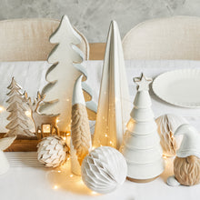 Load image into Gallery viewer, Winnie Christmas Tree Decoration White &amp; Natural
