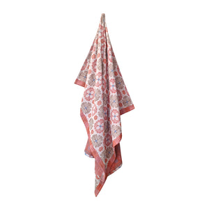 Zoe Throw 130x160cm Bubblegum & White Multi