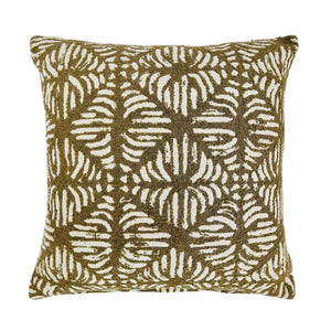 Zola Cushion 50x50x0.5cm Olive; ETA Early October