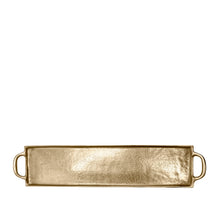 Load image into Gallery viewer, Apollo Tray with Handles Large 65x14x1.5cm Gold; ETA Mid April
