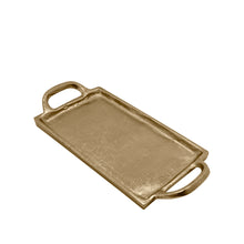 Load image into Gallery viewer, Apollo Tray with Handles Small 30x14x1.5cm Gold; ETA Mid April
