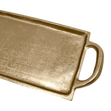 Load image into Gallery viewer, Apollo Tray with Handles Small 30x14x1.5cm Gold; ETA Mid April
