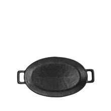 Load image into Gallery viewer, Spencer Oval Tray Medium 47.5x25.5x3cm Black; ETA Mid April
