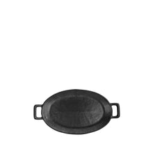 Load image into Gallery viewer, Spencer Oval Tray Small 39.5x20.5x3cm Black; ETA Mid April
