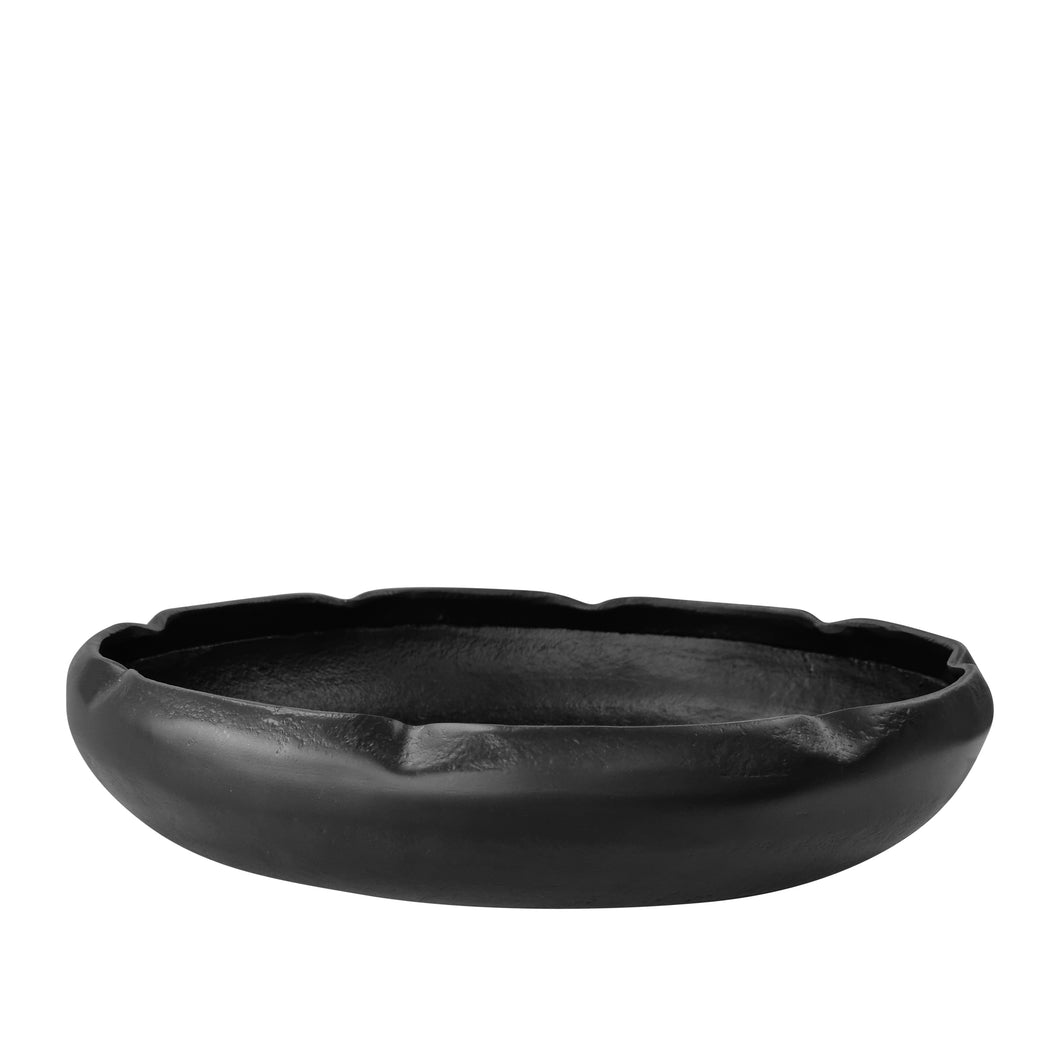 Spencer Shallow Decorative Bowl Large 35x7cm Black; ETA Mid April