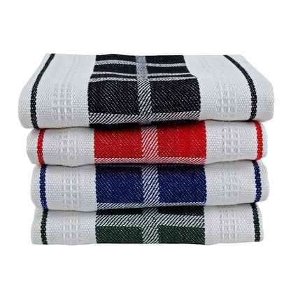 Chef 4 Pack Tea Towel 50x70cm Assorted