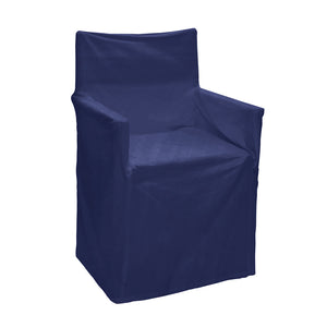 Outdoor Solid Director Chair Cover Std Blue