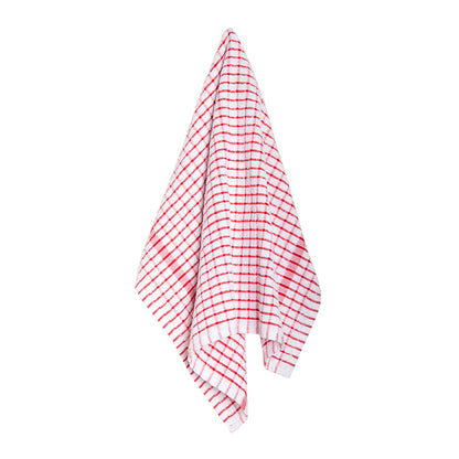 Elly 2 Pack Tea Towels 45x65cm Red