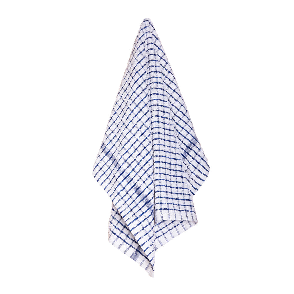Elly 2 Pack Tea Towels 45x65cm Blue