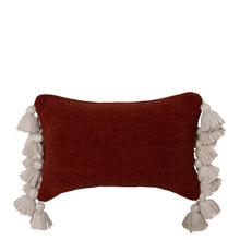 Load image into Gallery viewer, Janey Chenille Cushion 35x55cm Brick
