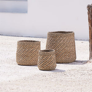 Accra Set of 3 Baskets Natural