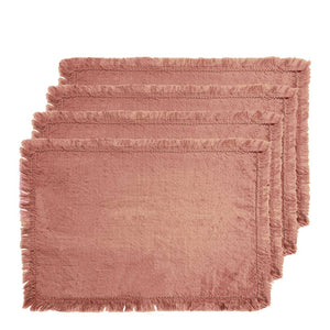 Avani Placemat 33x48cm Clay Pink