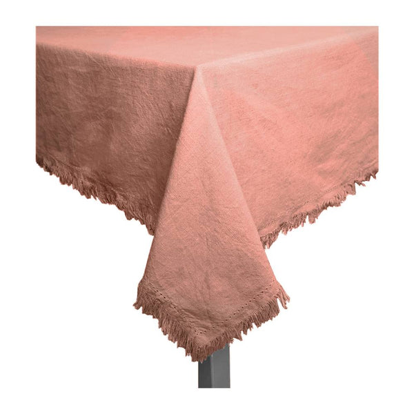 Avani Square Tablecloth 200x200cm Clay Pink