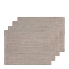 Load image into Gallery viewer, Miller Braided Placemat Set of 4 33x48cm Sandstone

