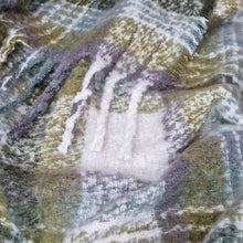 Load image into Gallery viewer, Aiden Faux Mohair Throw 130x160cm Olive Multi
