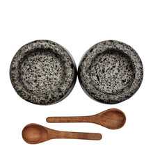 Load image into Gallery viewer, Alce Salt &amp; Pepper Pinch Pots With Spoons 7x7x3cm
