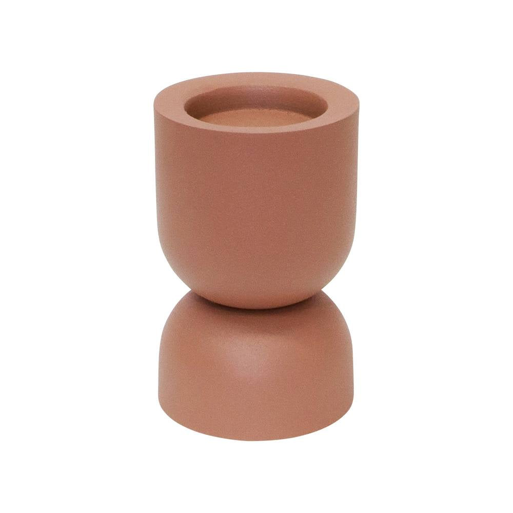 Amira Candle Holder Large 10x10x16cm Clay
