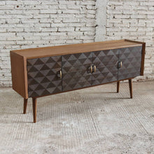 Load image into Gallery viewer, Ansel 4 Door Sideboard 170x40x77cm Black &amp; Natural
