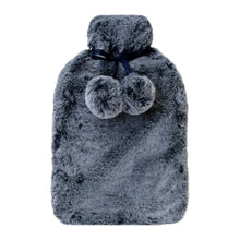 Load image into Gallery viewer, Archie Hot Water Bottle and Cover 37x22cm Indigo
