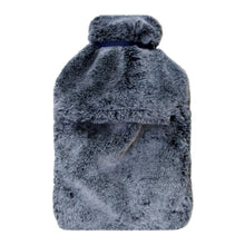 Load image into Gallery viewer, Archie Hot Water Bottle and Cover 37x22cm Indigo
