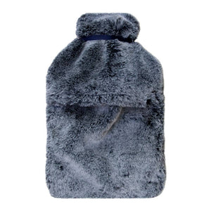 Archie Hot Water Bottle and Cover 37x22cm Indigo
